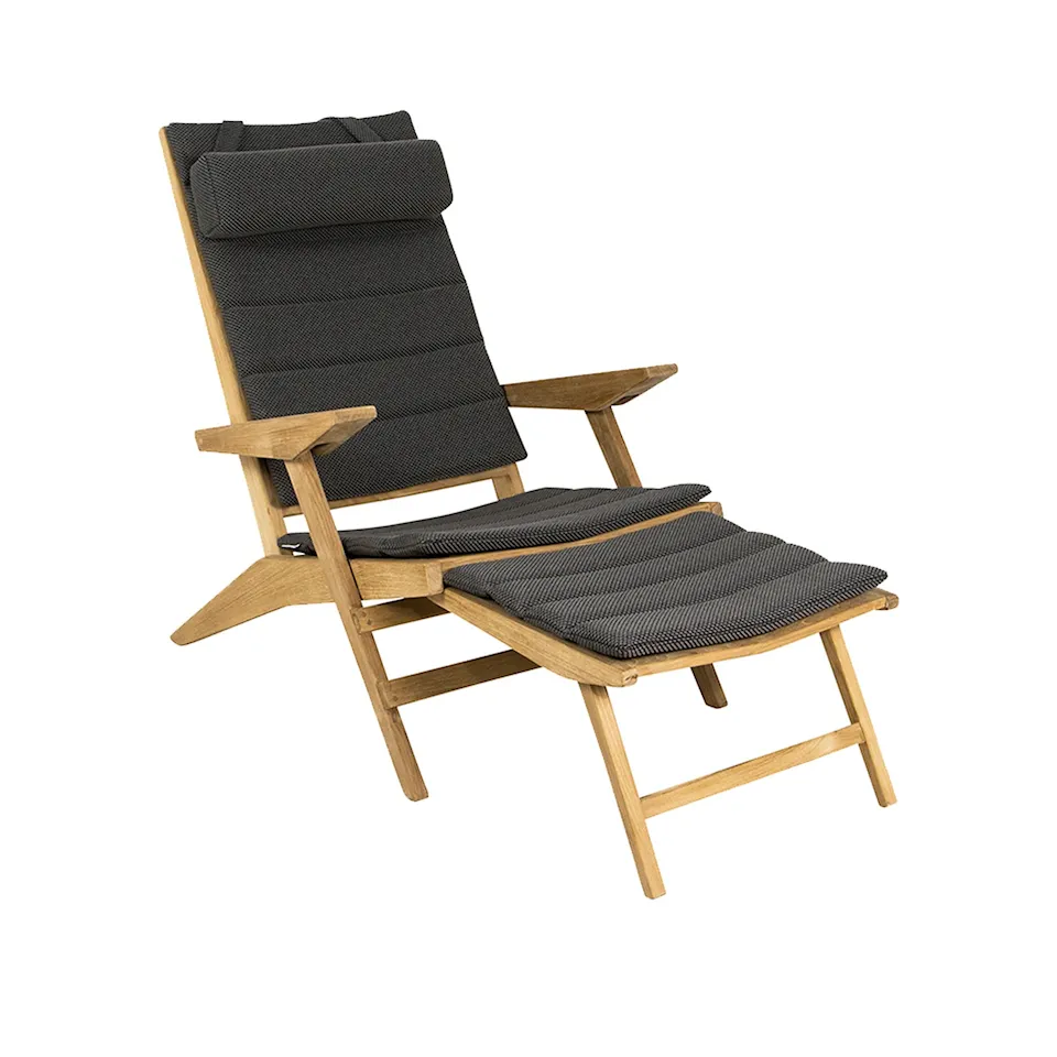 Flip Solstol, Teak inkl. Dynset