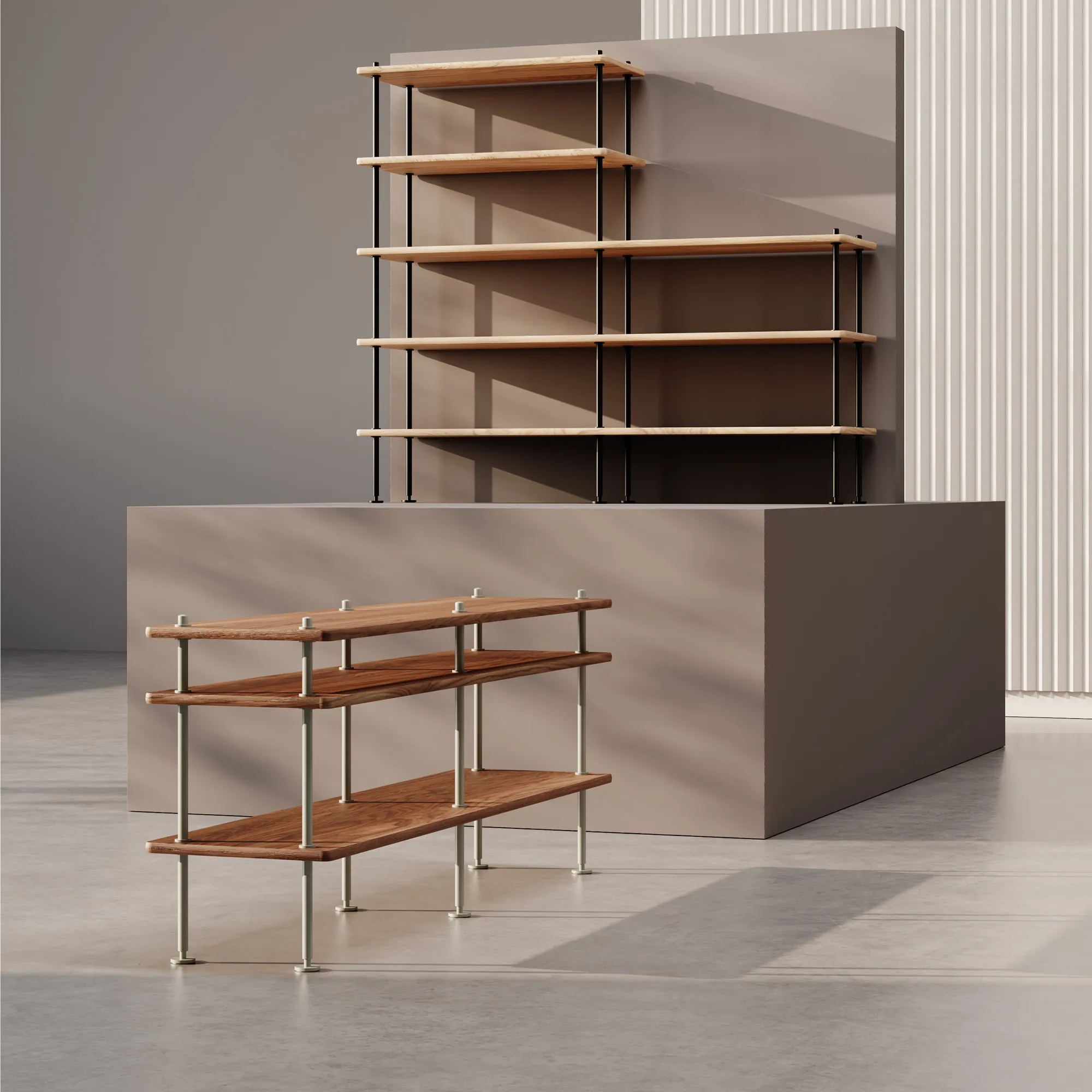BM0253 Shelving System 60 x 150 cm - 2