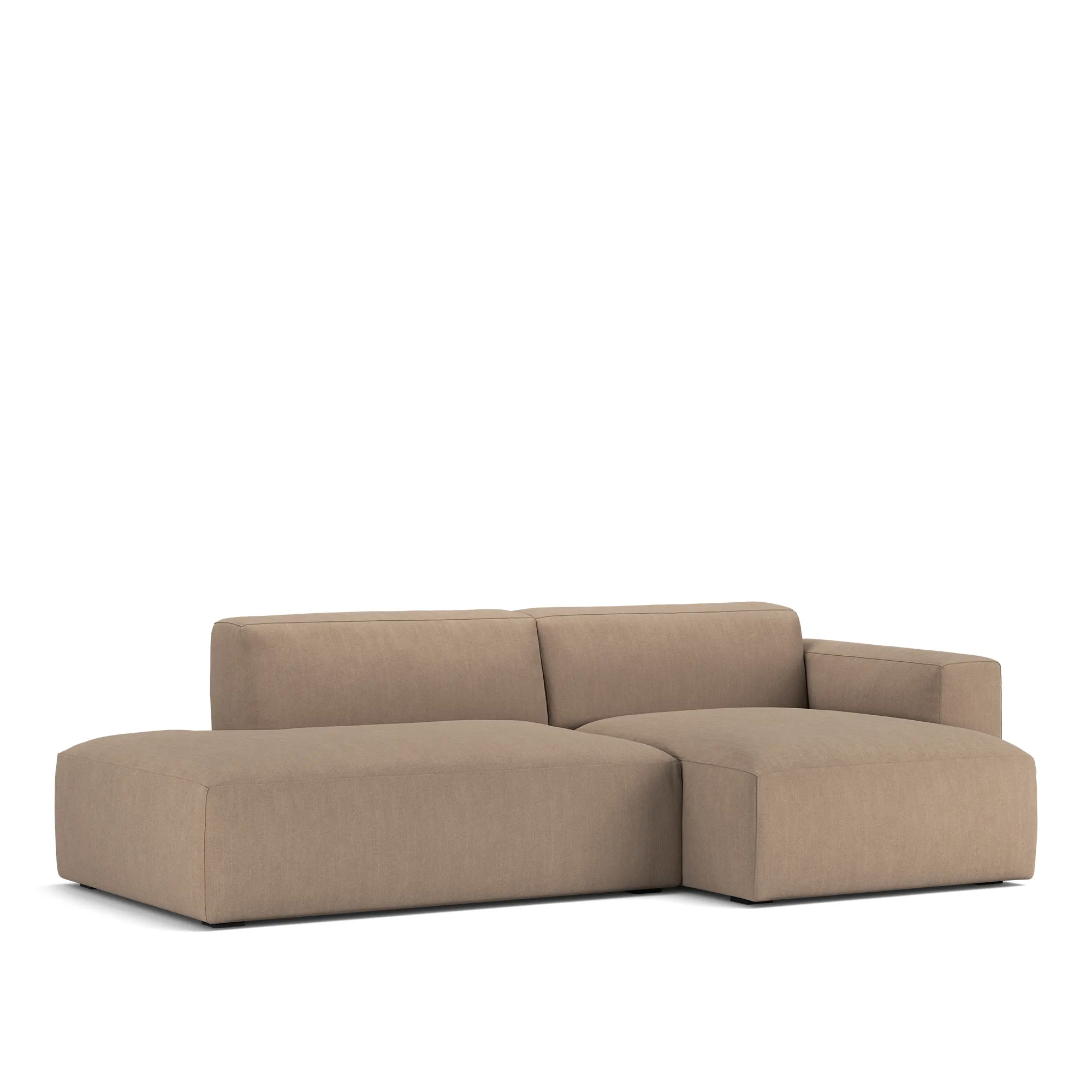 Brick 2-Seater Chaise Lounge Open End Left - 2