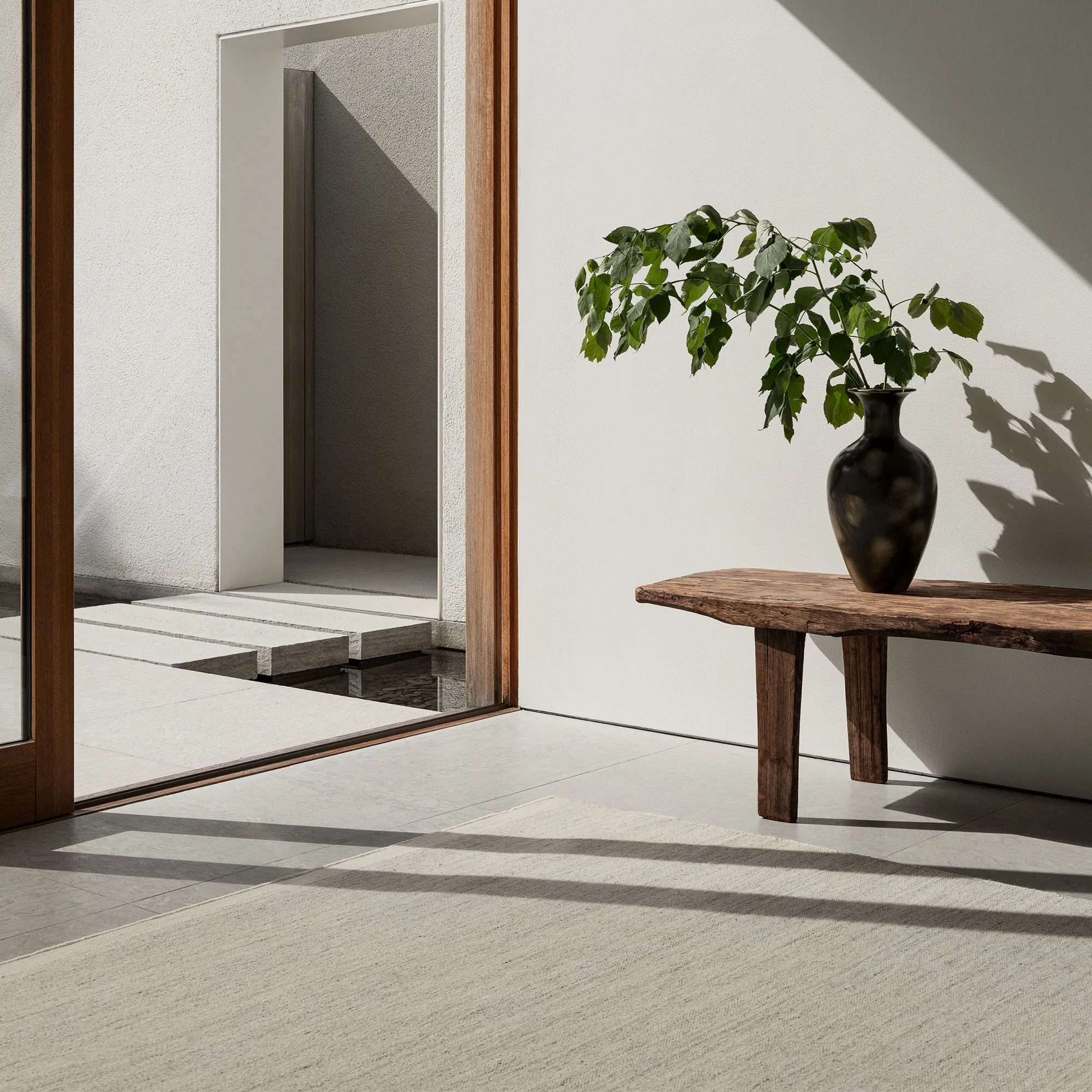 Zero Cream Mix wool rug - 7