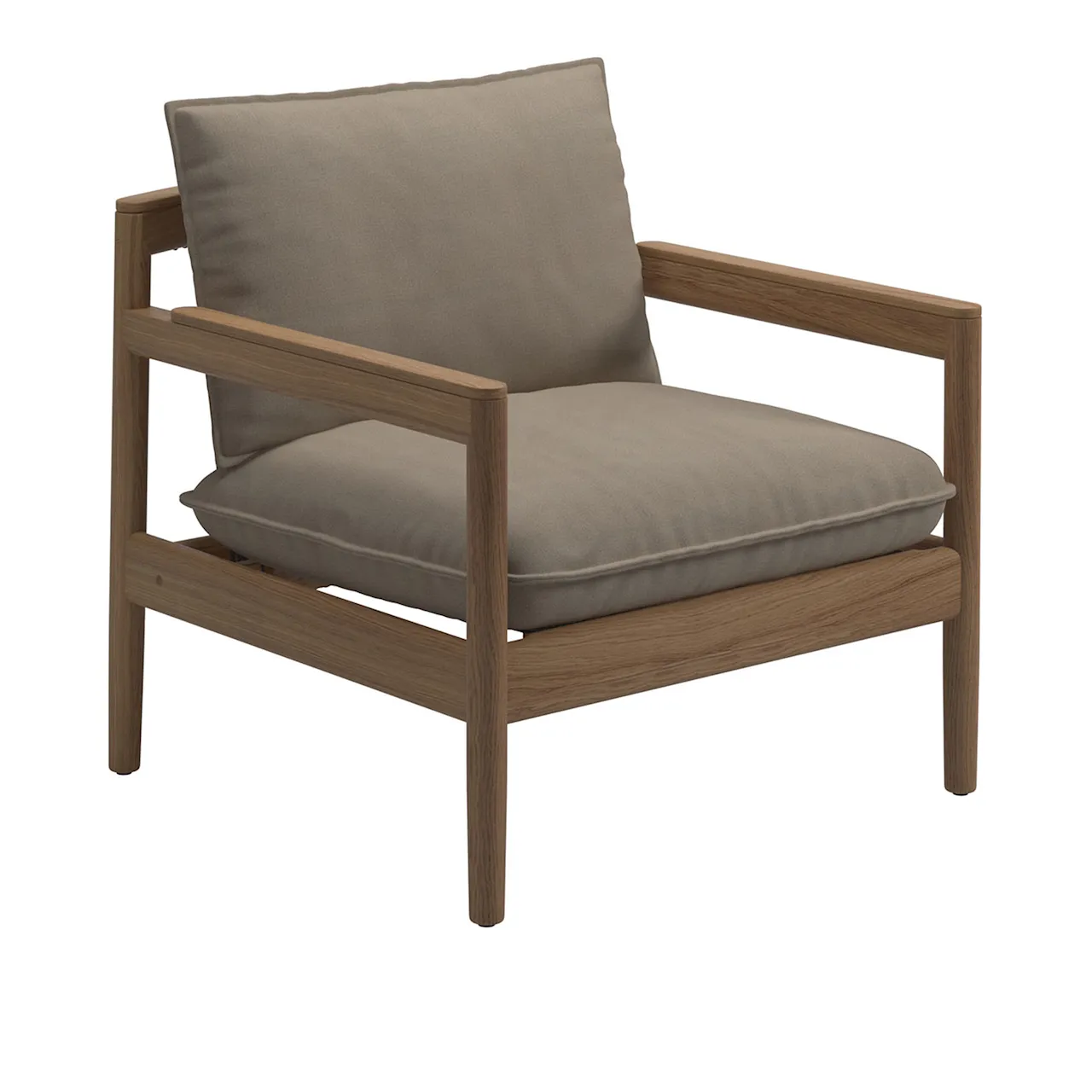 Saranac Lounge Chair - Fabric Grade B - Blend Clay