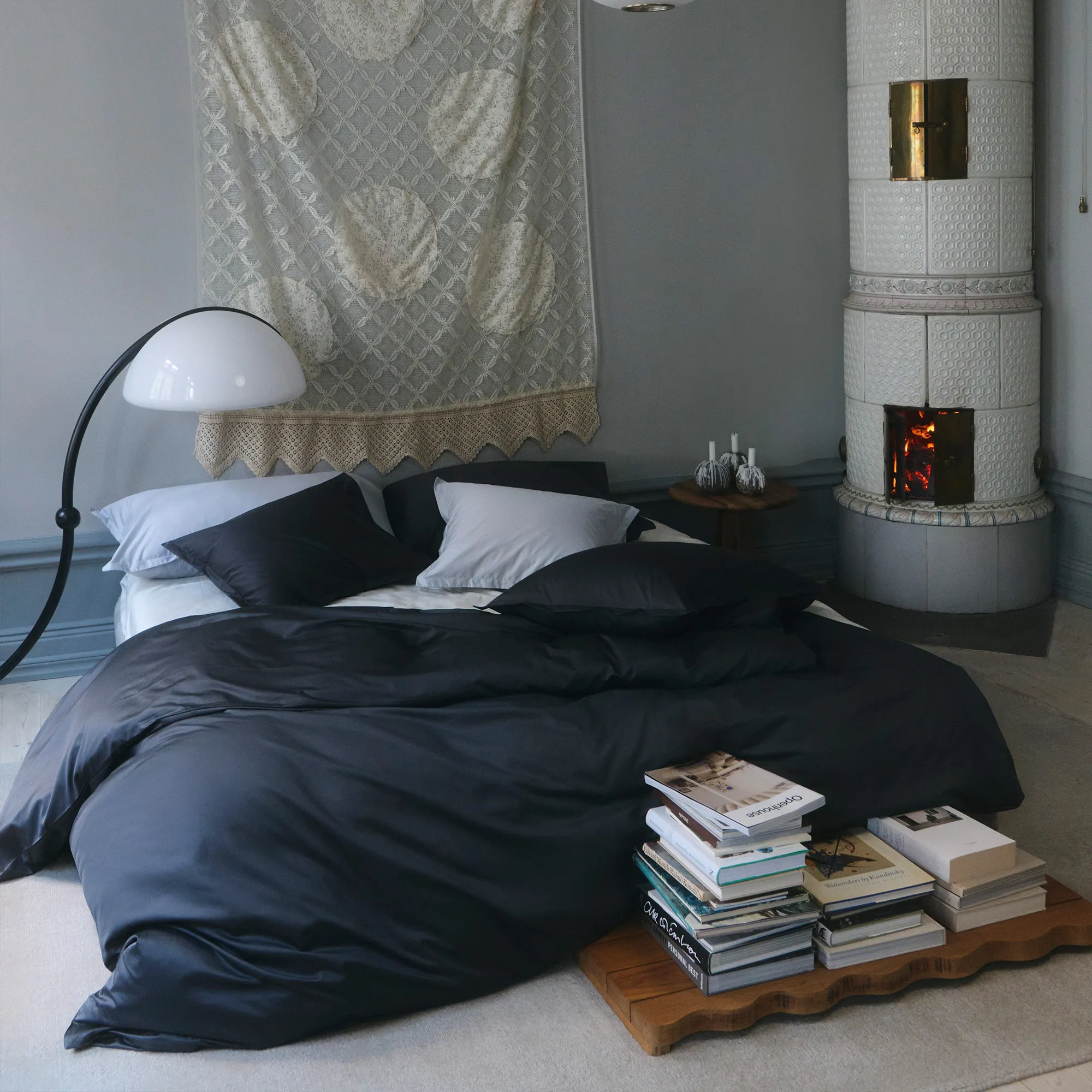 Shade Anthracite Grey Duvet Cover - 3