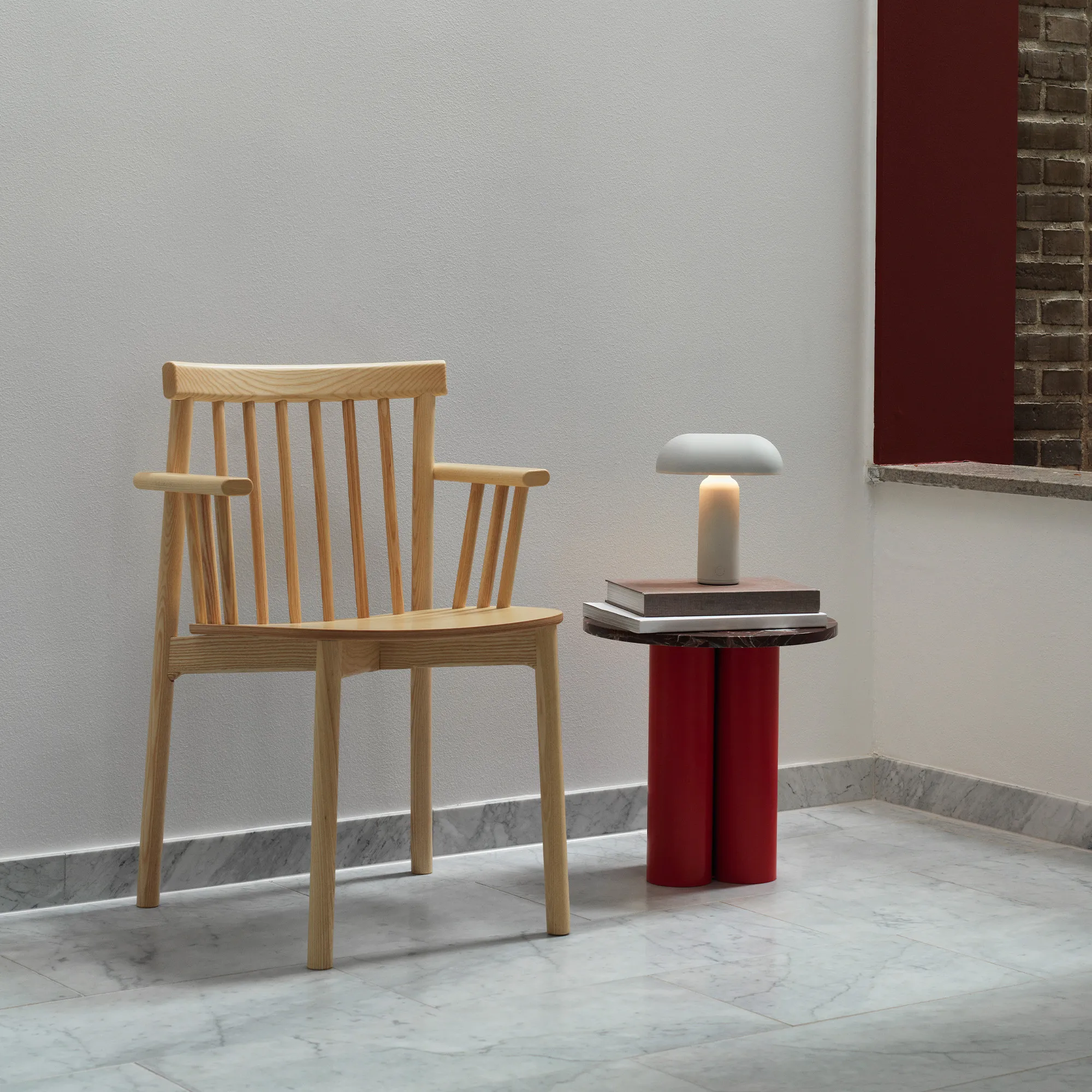 Dit Table Bright Red - 2