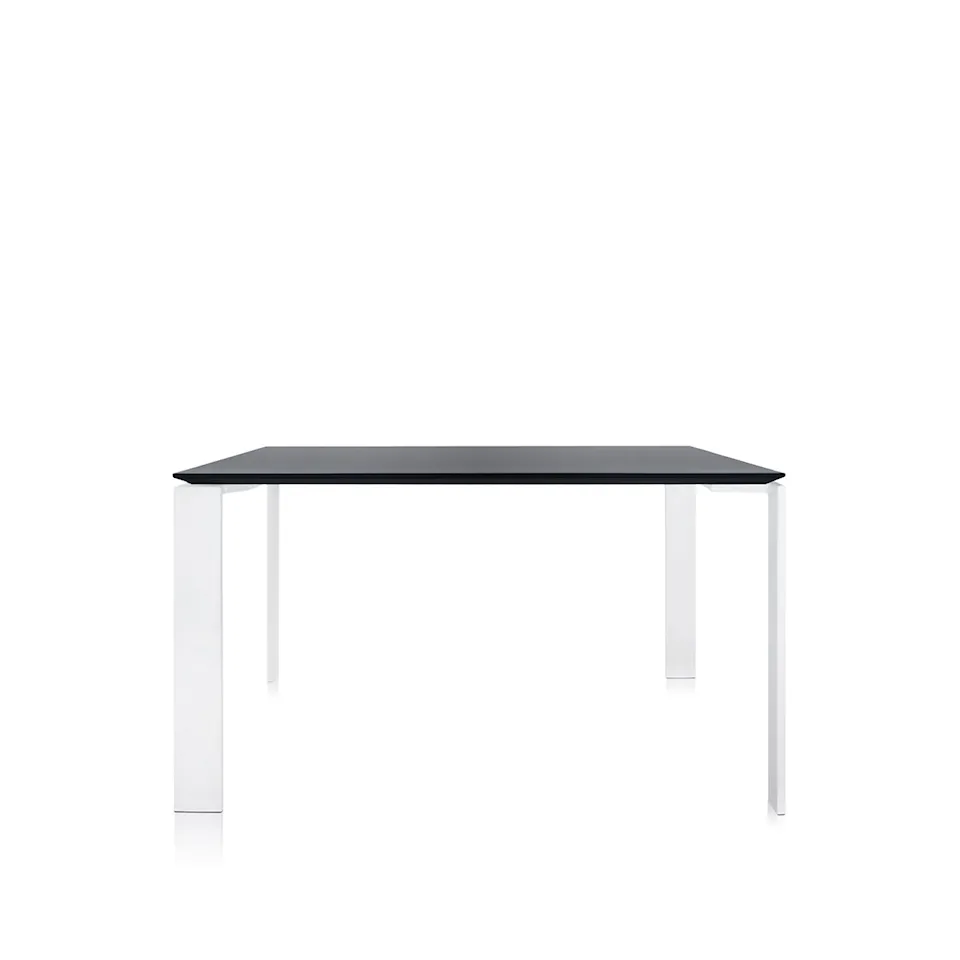 Four Table 4525 128x128, Black/White, Scratch-Proof Laminate