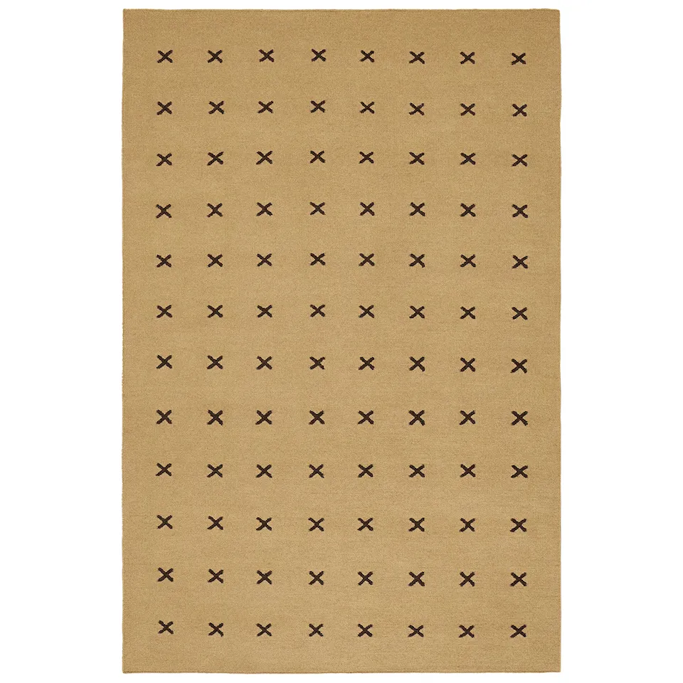 Cross Mustard/Dark Brown villamatto