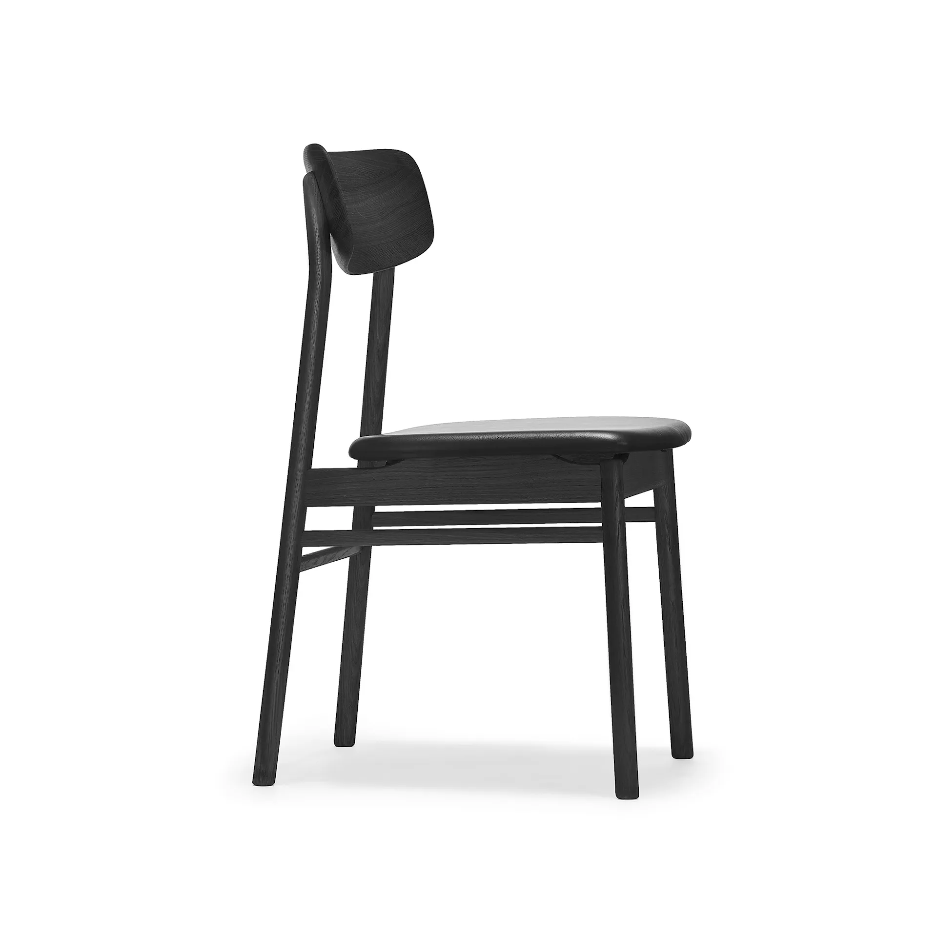 Prima Vista Chair Oak matt black 99 - Stolab - NO GA