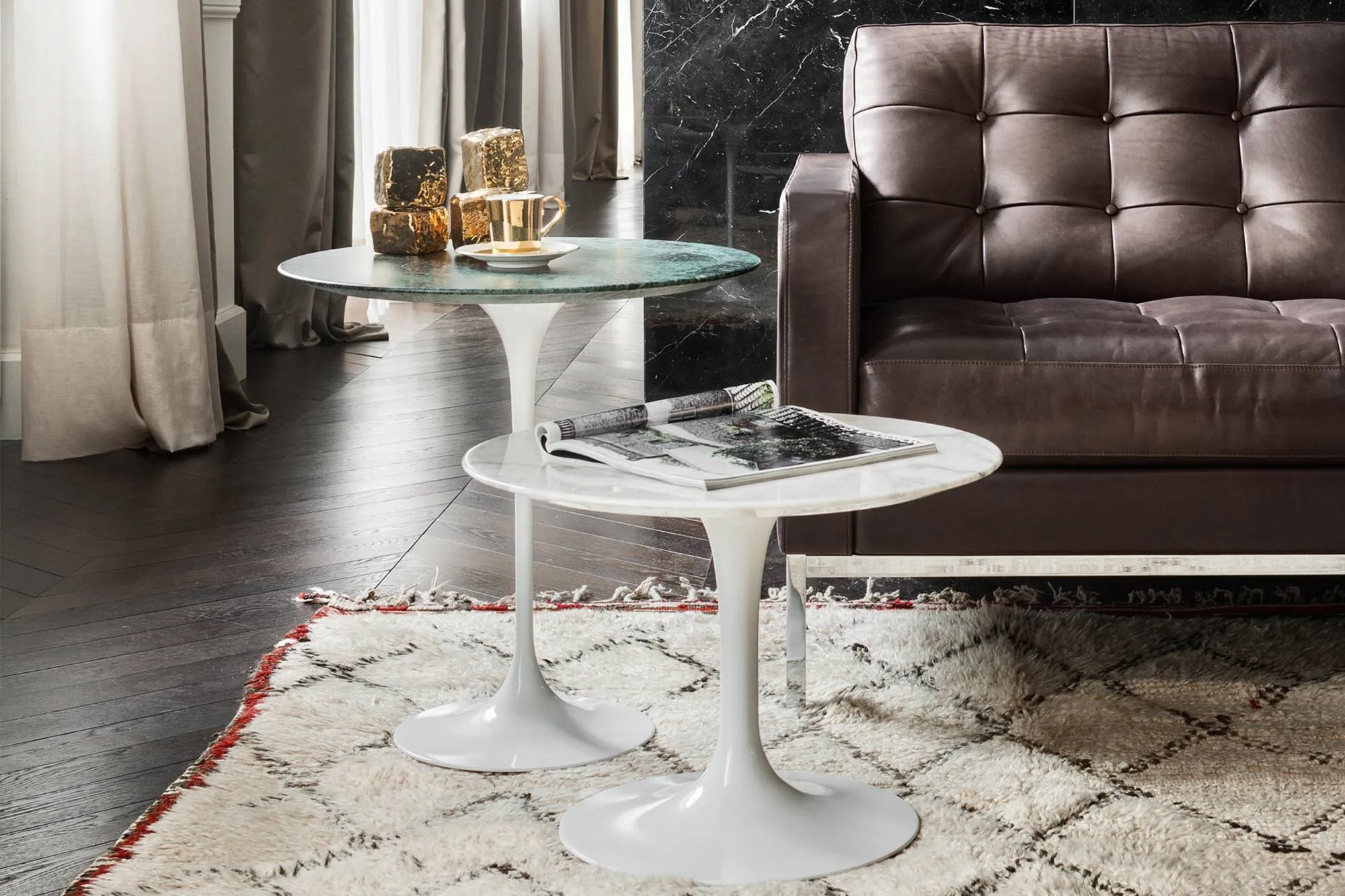 Saarinen Round Side Table Ø 41 cm White - 2