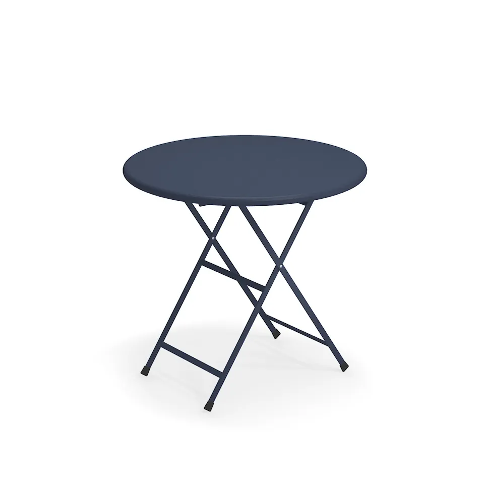 Arc en Ciel Folding Round Table, Dark Blue