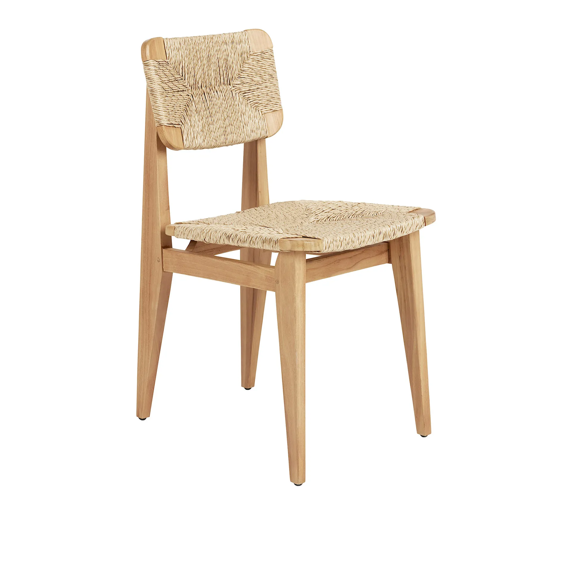 C-Chair Dining Chair, Outdoor, Base Finish Natural teak - Gubi - NO GA