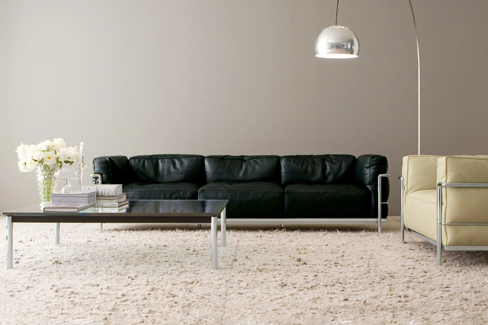 3 3-seater Sofa Feather - Cassina - Le Corbusier - NO GA