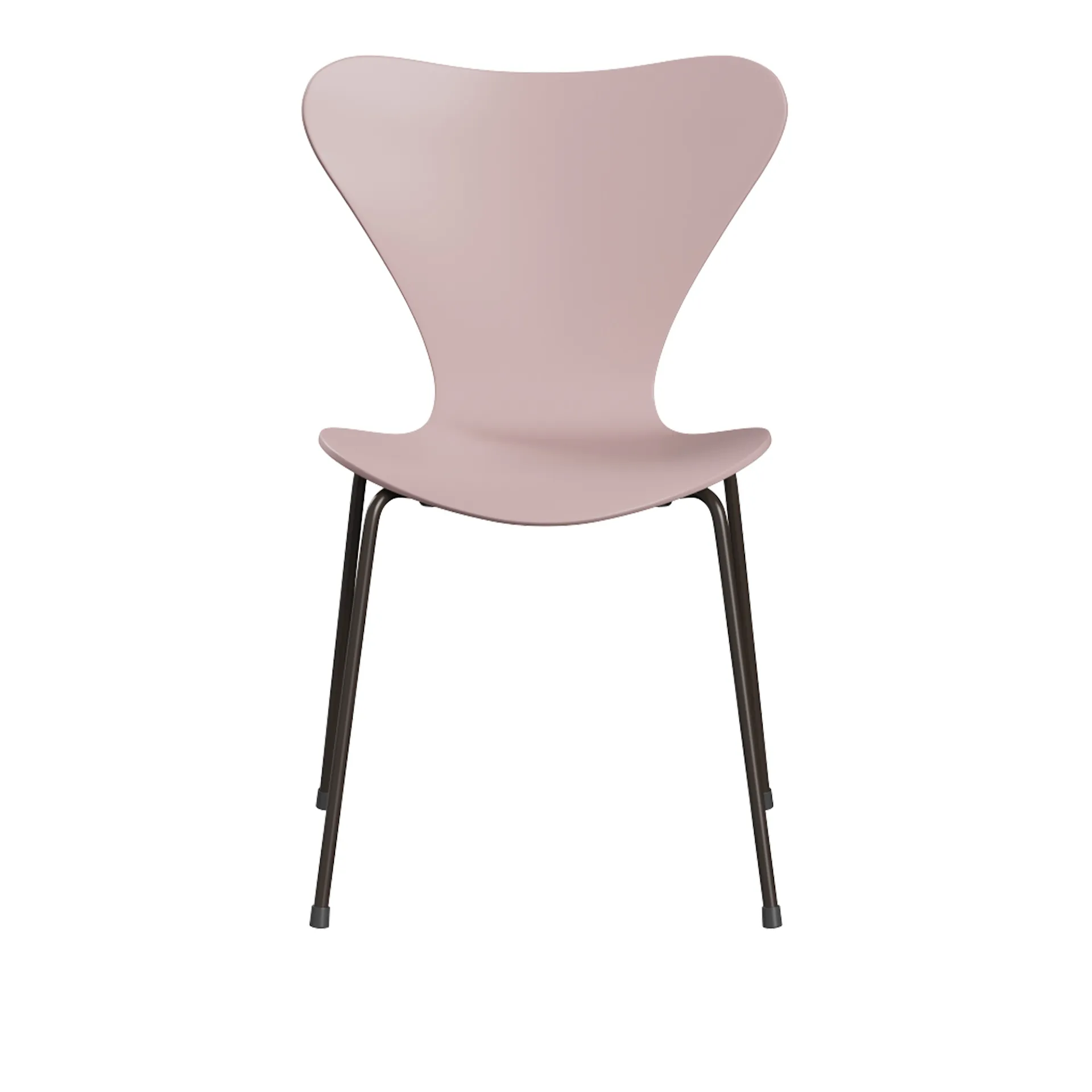 Series 7 chair 3107 beech veneer steel frame brown bronze - Fritz Hansen - Arne Jacobsen - NO GA