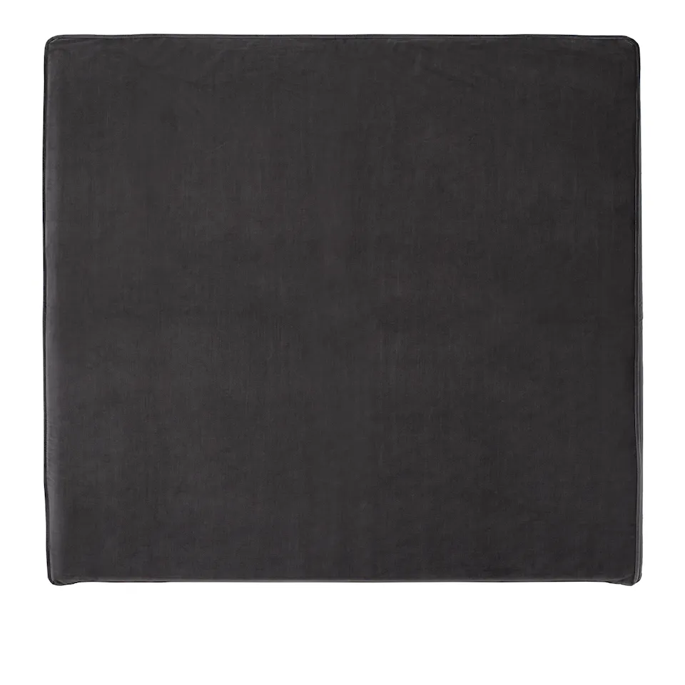 Alexandra Velvet Dark Gray Headboard Cover