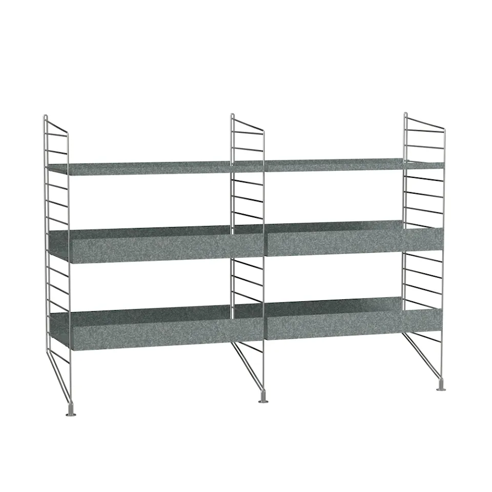 Outdoor shelving system A Galvanized