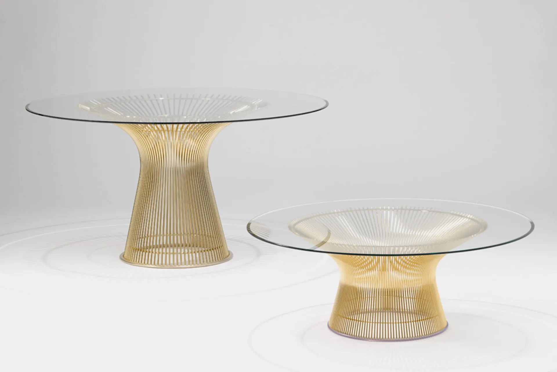 Platner Dining Table - 18k Gold - Knoll - Warren Platner - NO GA