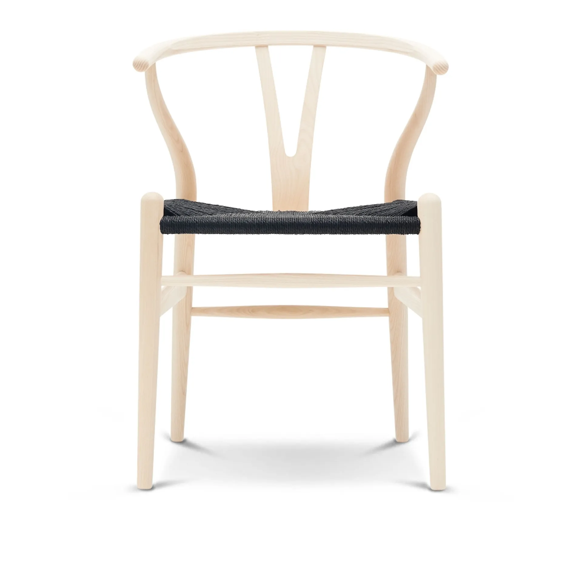 CH24 Wishbone Chair - Ash/Black Cord - Carl Hansen - Hans J. Wegner - NO GA