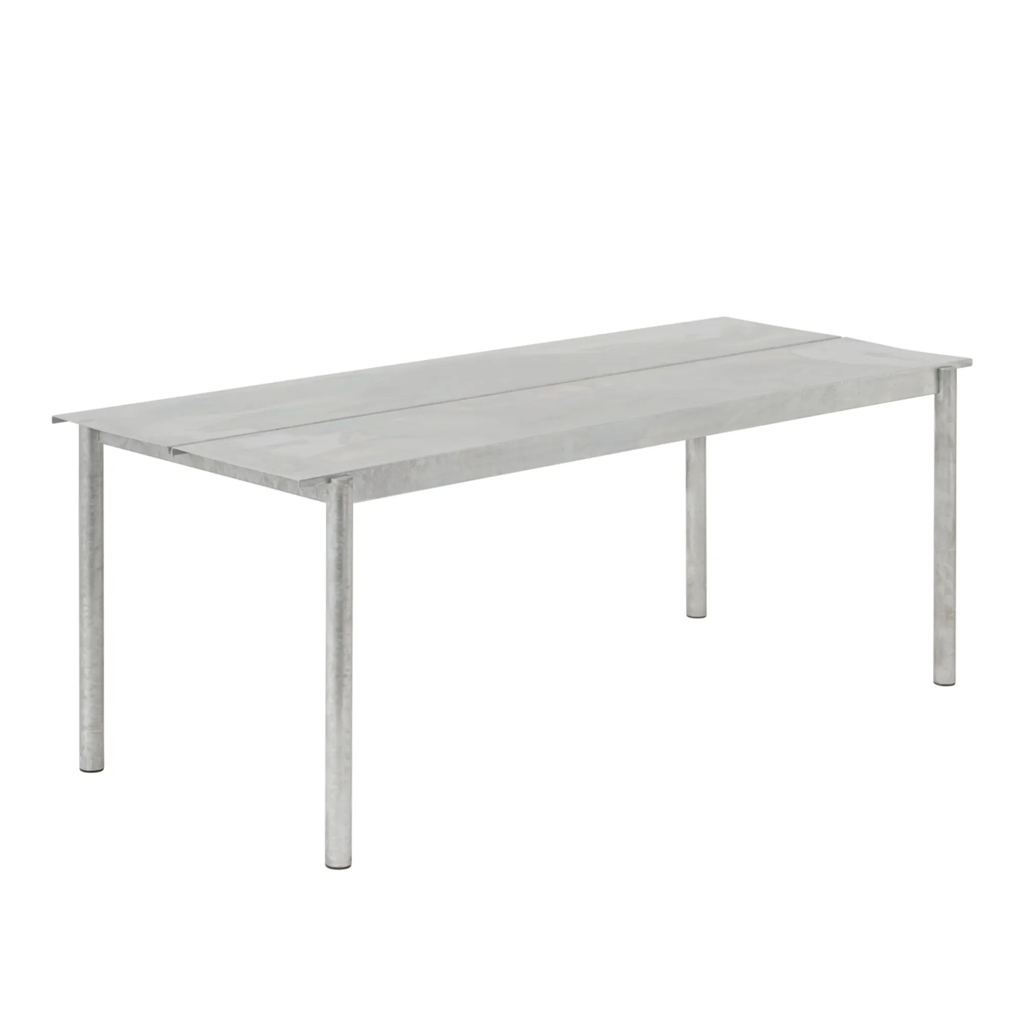 Linear Steel Outdoor Dining Table 200 cm - 1