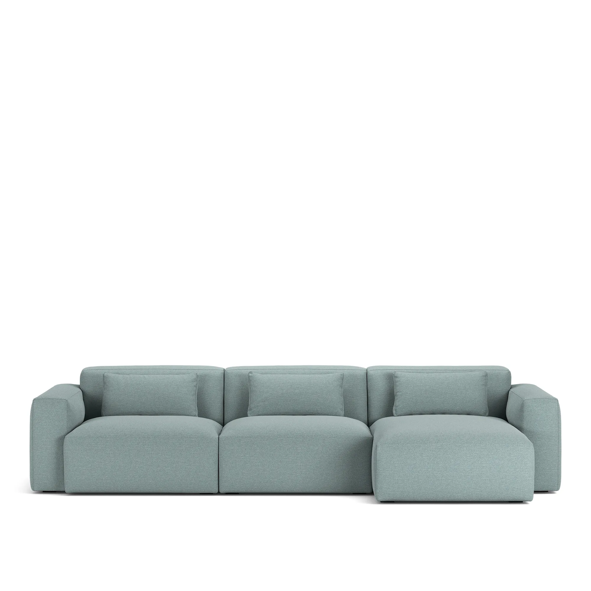Brick 3-Seater Chaise Lounge Right - 9