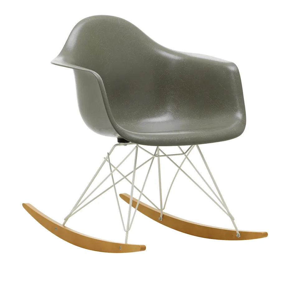 Eames Fiberglass Armchair RAR schommelstoel