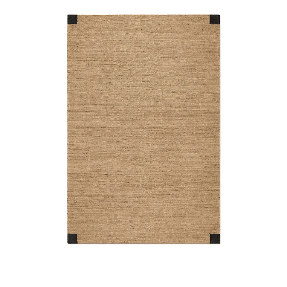Jute Corner Black tæppe