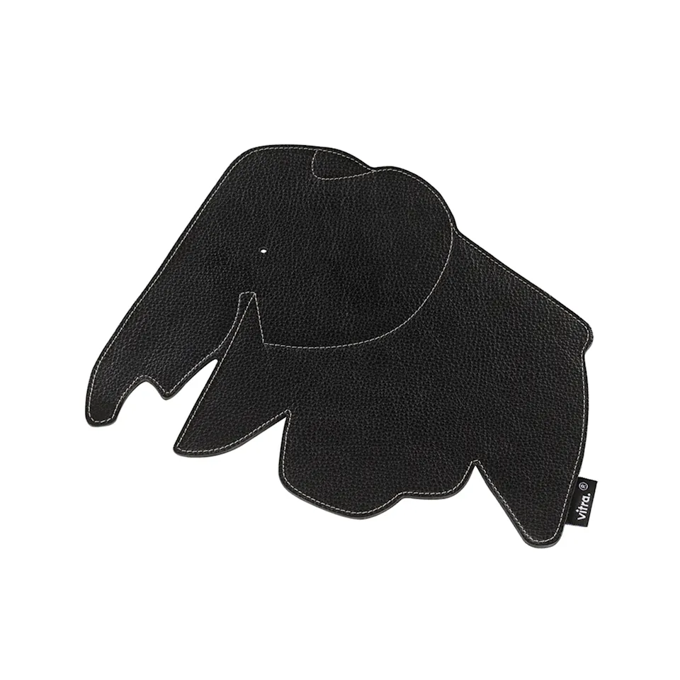 Elephant Pad / Musmatta - Nero, Material: Läder, Färg: nero