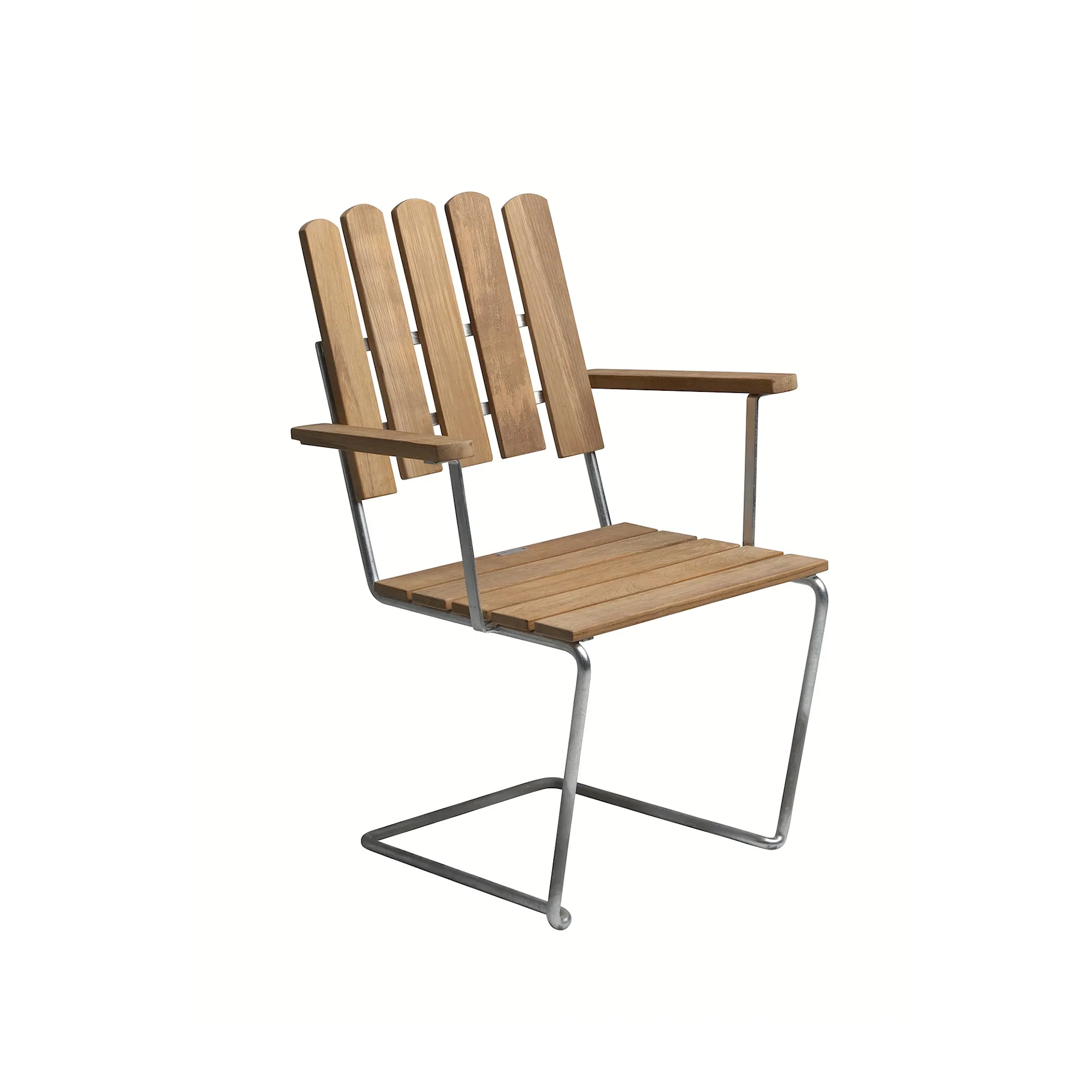 A2 armchair galvanized frame - Grythyttan Stålmöbler - NO GA