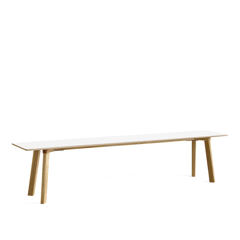 CPH Deux 215 2,0 bænk 200 cm Pearl White