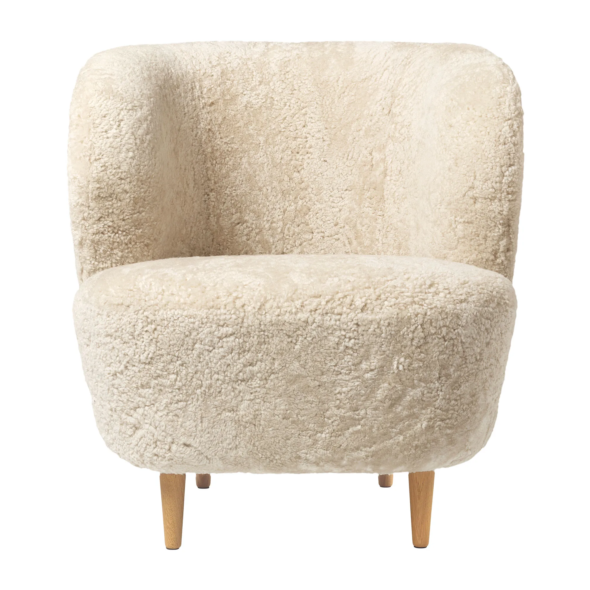 Stay Lounge Chair Sheepskin American Walnut - 5