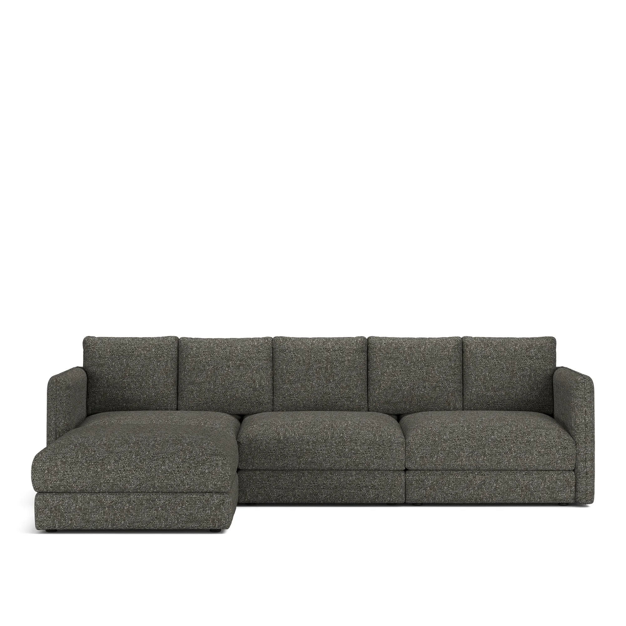 Pavarotti 02 3-personers sofa med fodskammel - 1
