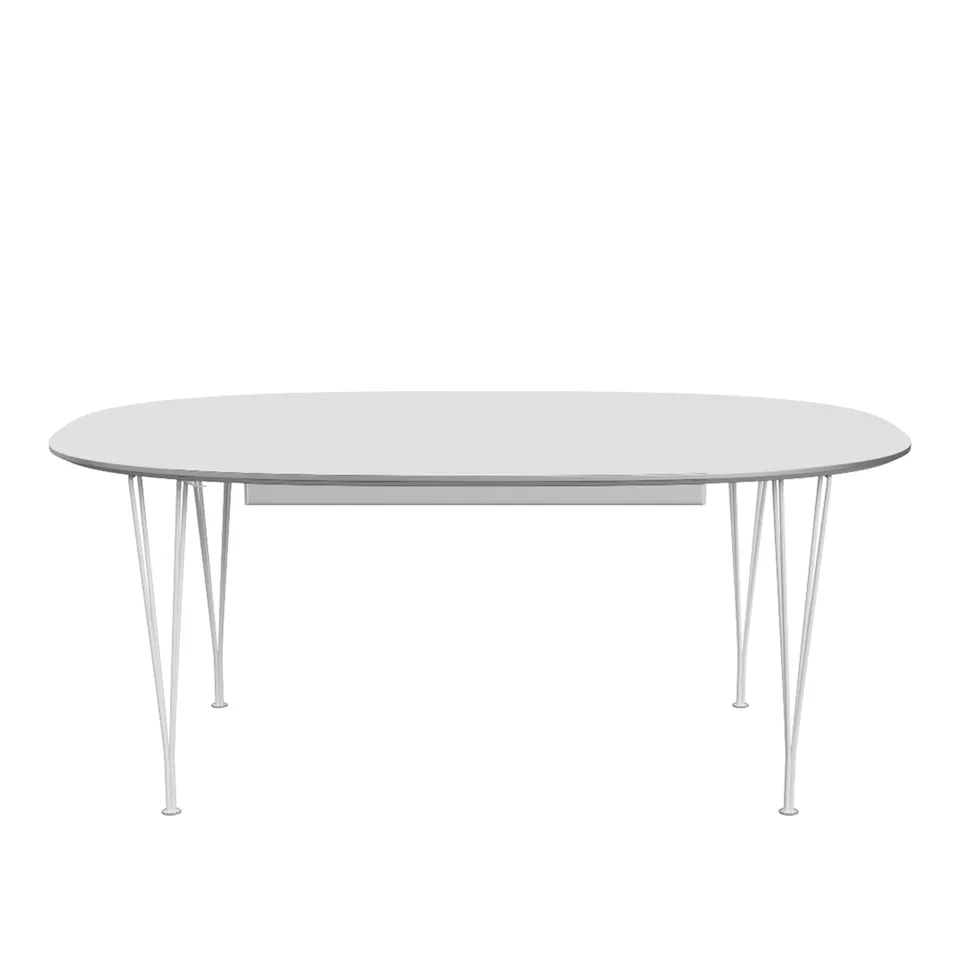 B619 Superellipse udtrækkeligt spisebord 180–300 x 120 cm