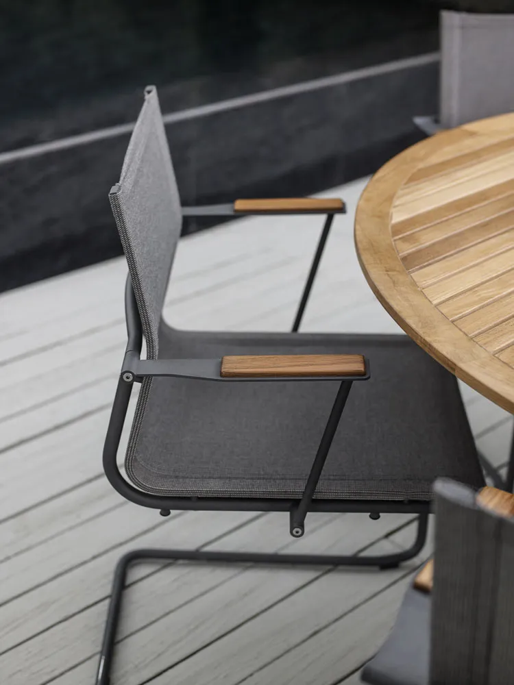 Whirl Teak Table 150 cm - 6
