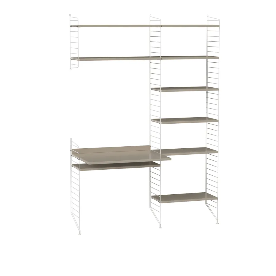 Office shelving system G beige/white