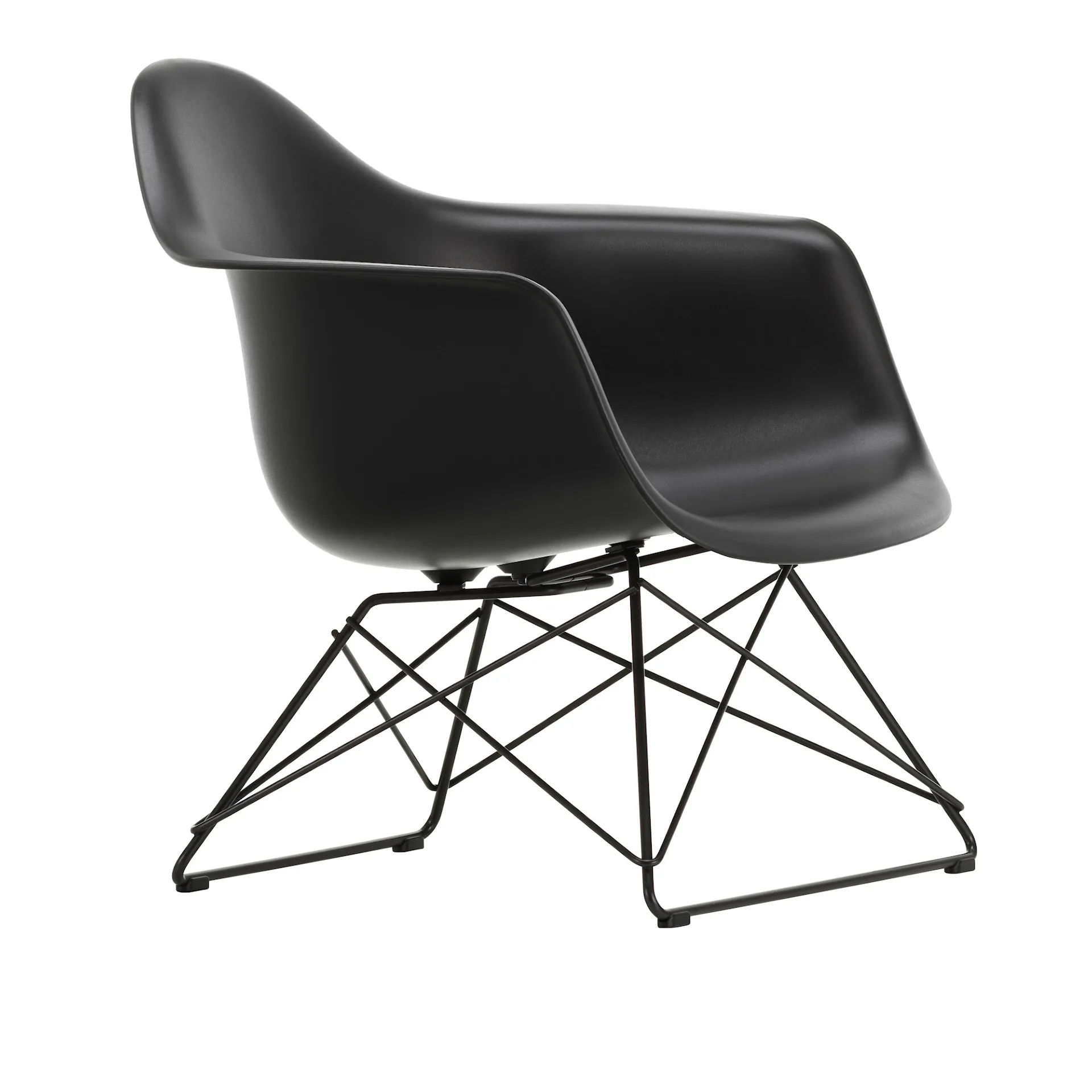 Eames RE Plastic Armchair LAR Basic Dark - Vitra - Charles & Ray Eames - NO GA