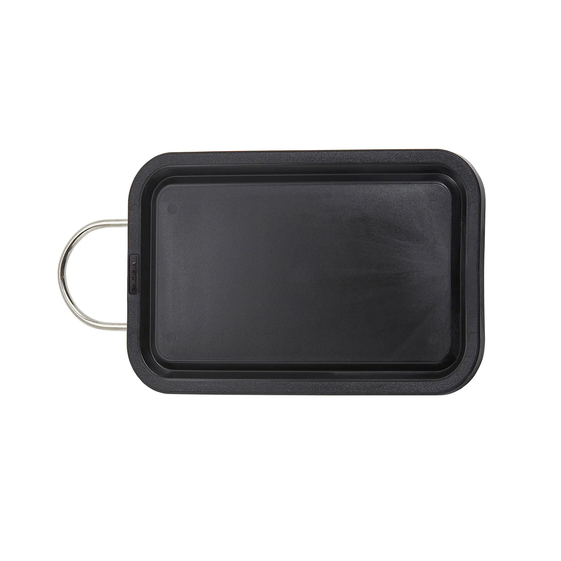 G-1004 Plastic cutting board Black 26,5x16x1,3 cm - Global - NO GA