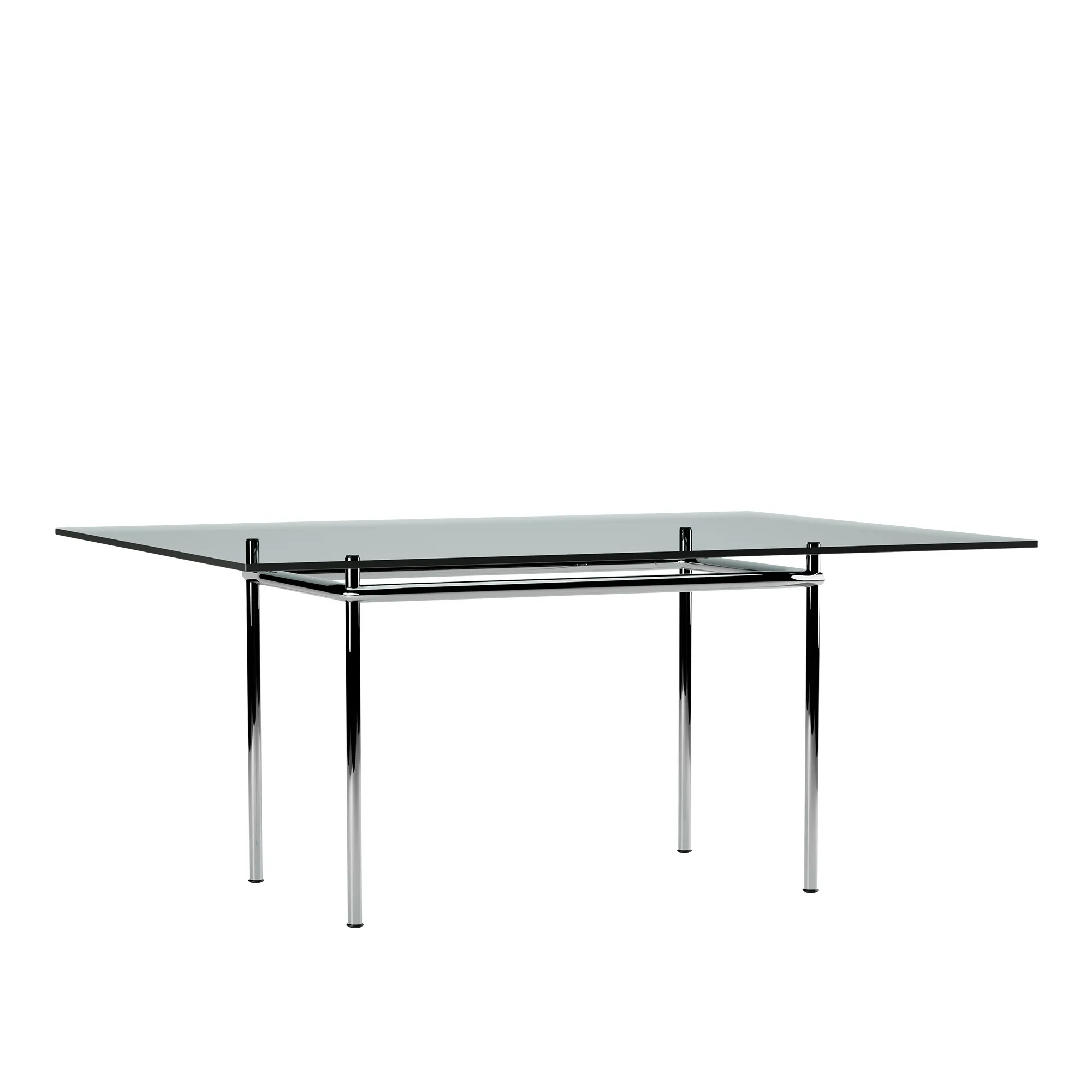 LC12 La Roche tafel Chrome Steel Base 120 X 80 cm - 1