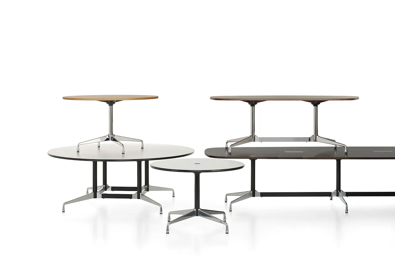 Eames Segmented Boat-Shaped Dining Table