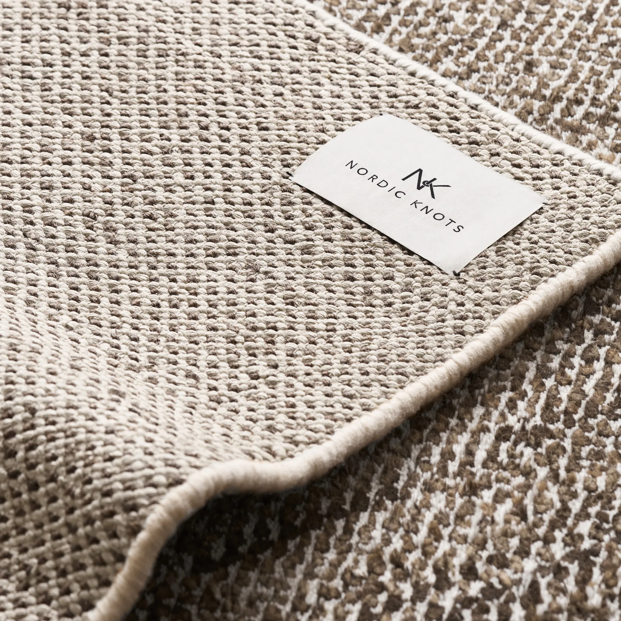 Savanna Dark Jute/Cream uld- og jute-tæppe - 5