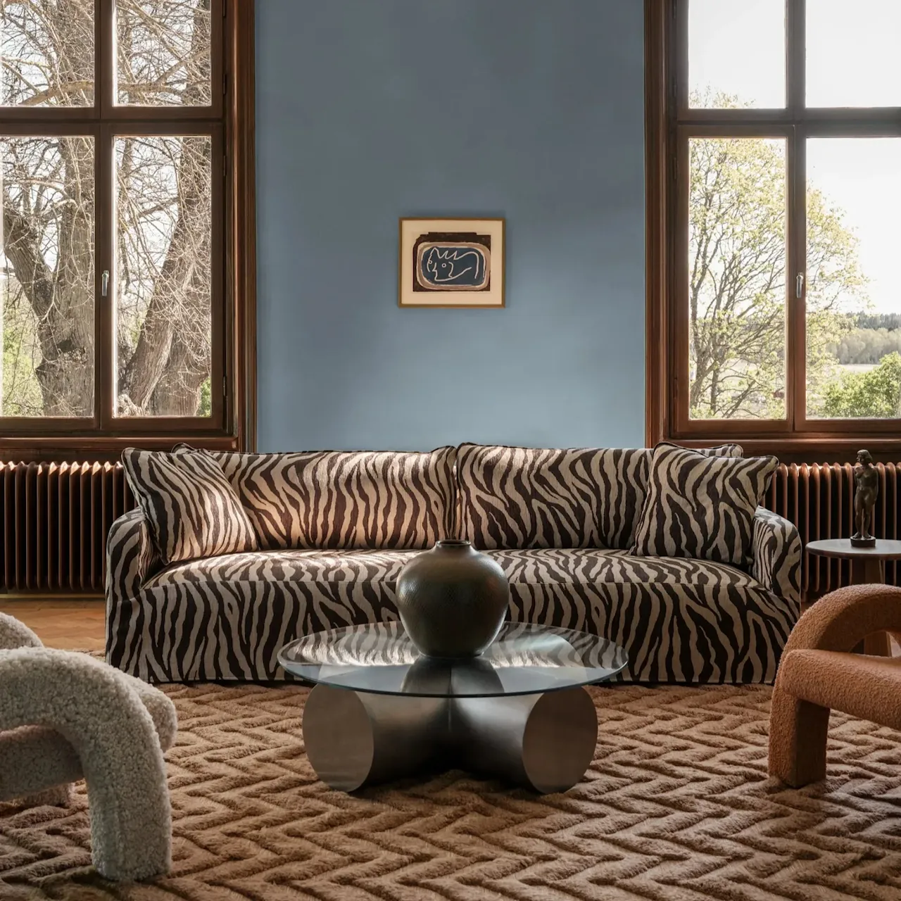 Dolores Zebra sofa