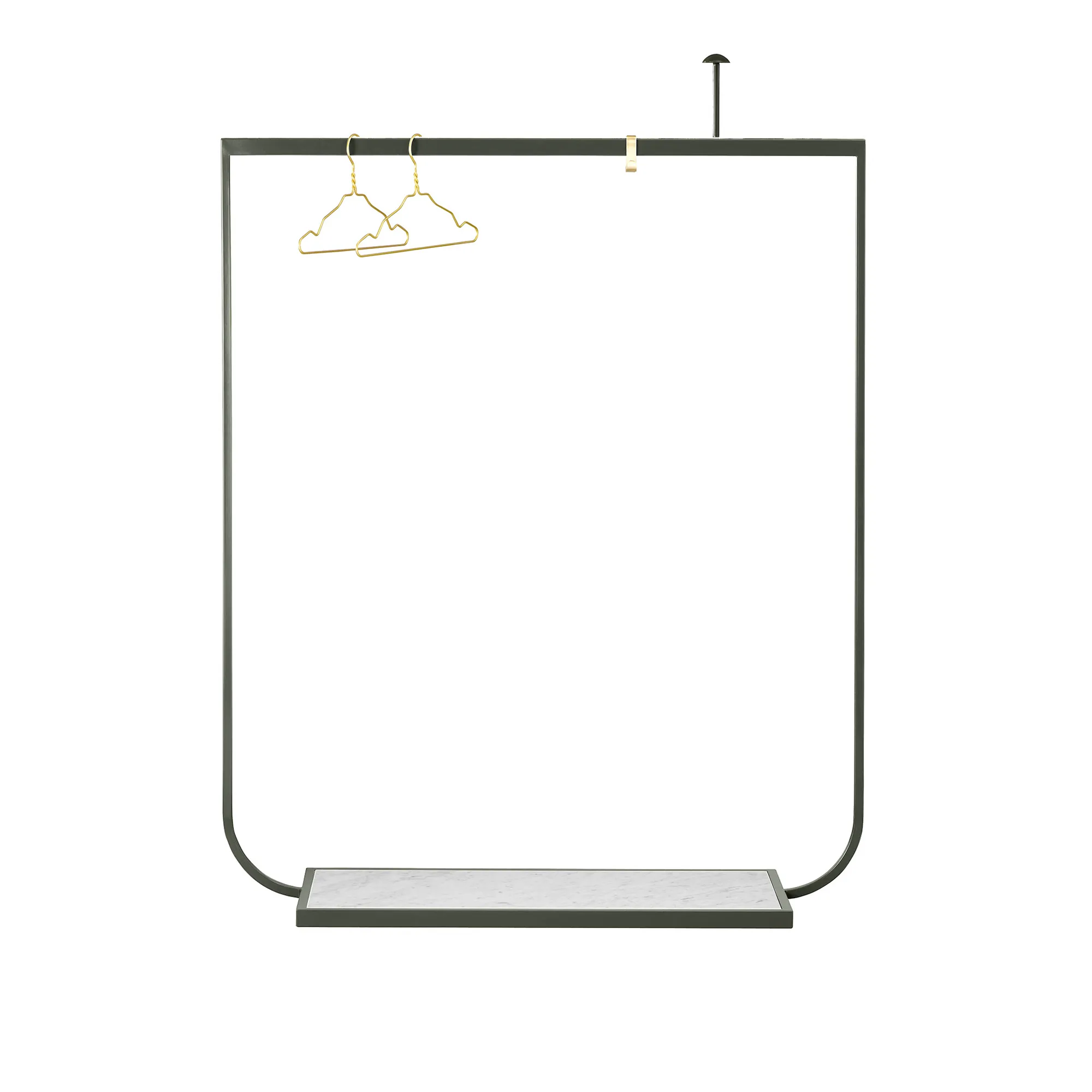 Tati Coat Rack Large Carrara Marble - 1