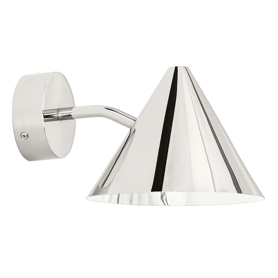 Tratten Mini Wall lamp Nickel plated brass