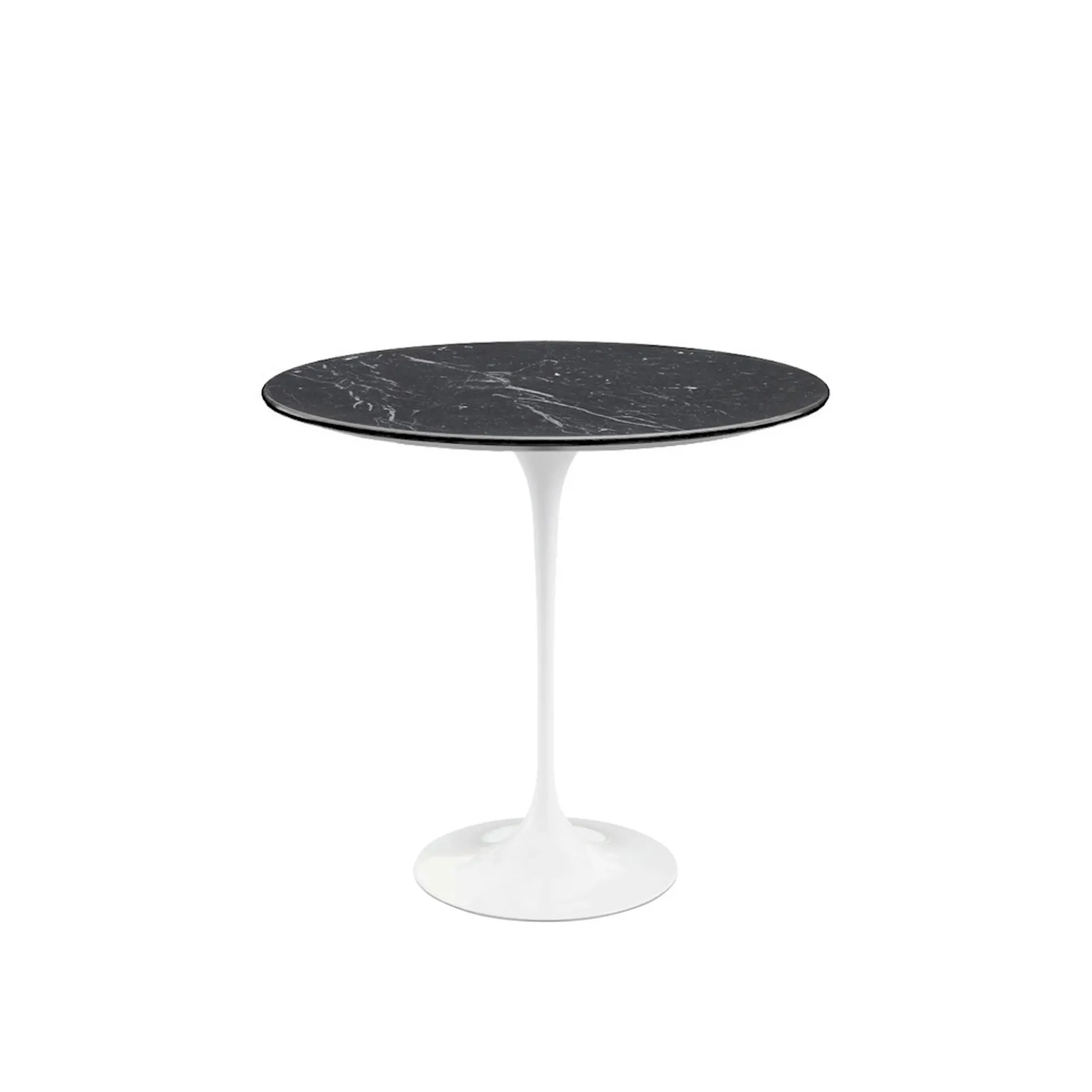 Saarinen Oval Side Table - White - Knoll - Eero Saarinen - NO GA