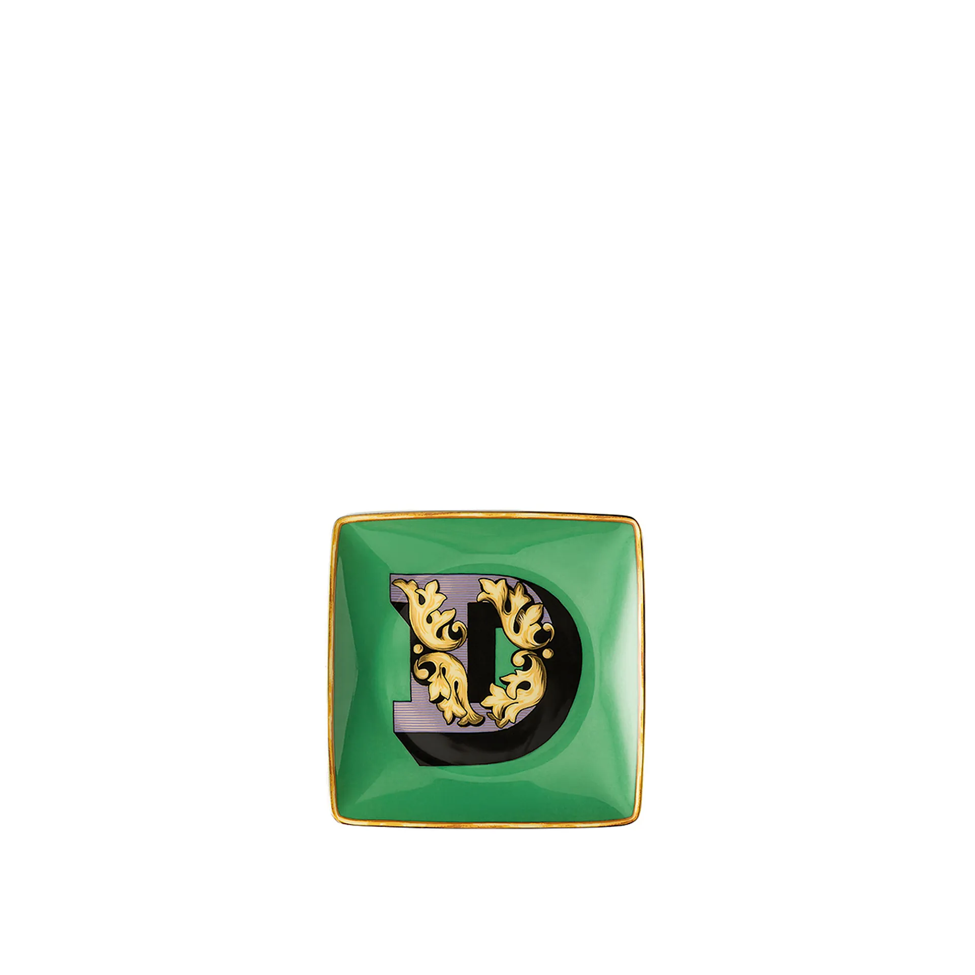 Alphabet Plate D - 12 cm - Versace - NO GA