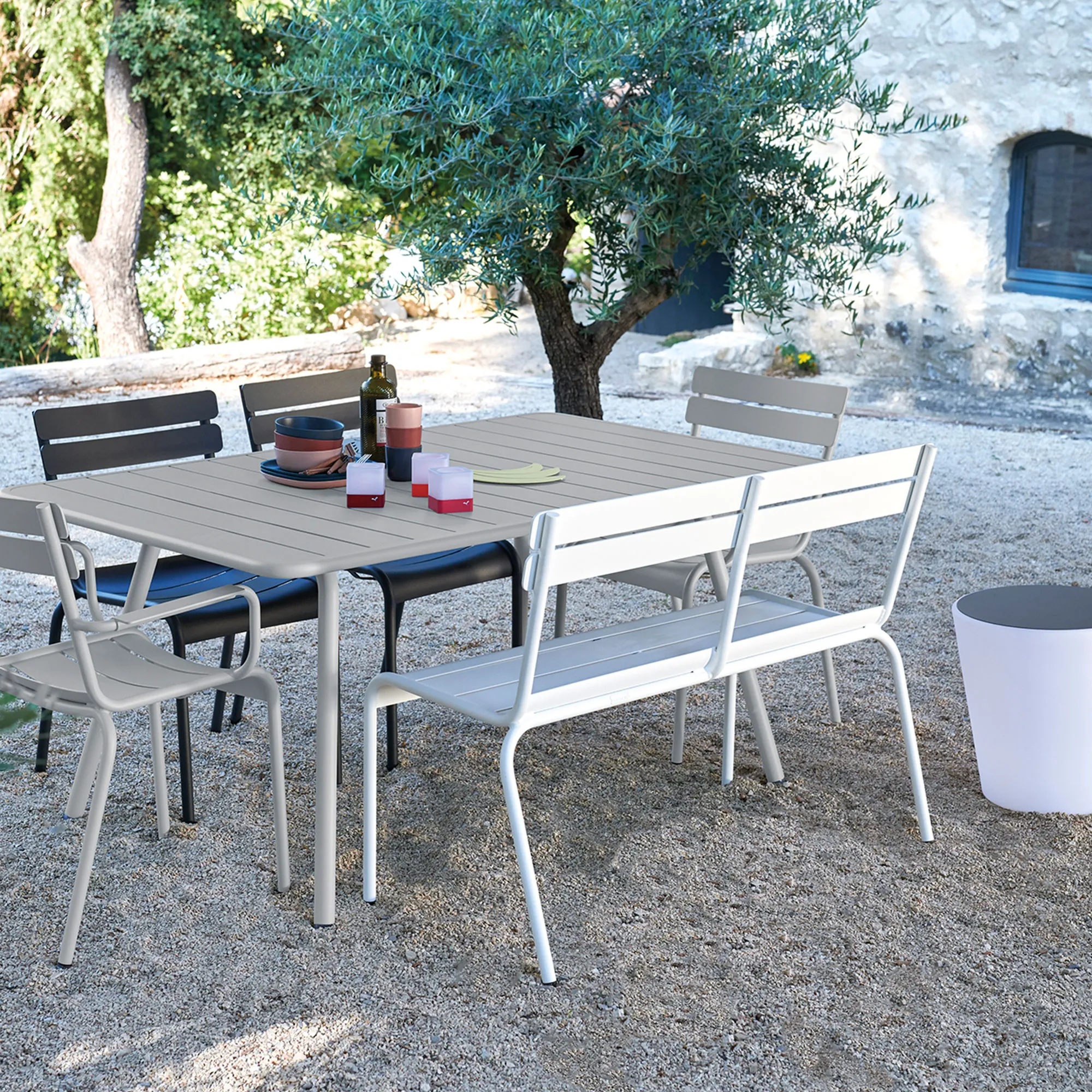 Luxembourg 2/3 Seater Bench - 7