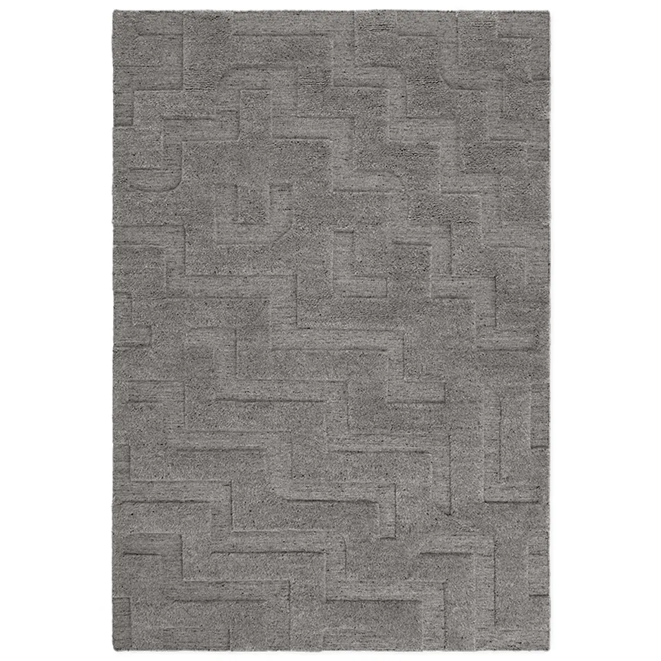 Boho Gray Mix sekoitusvillamatto