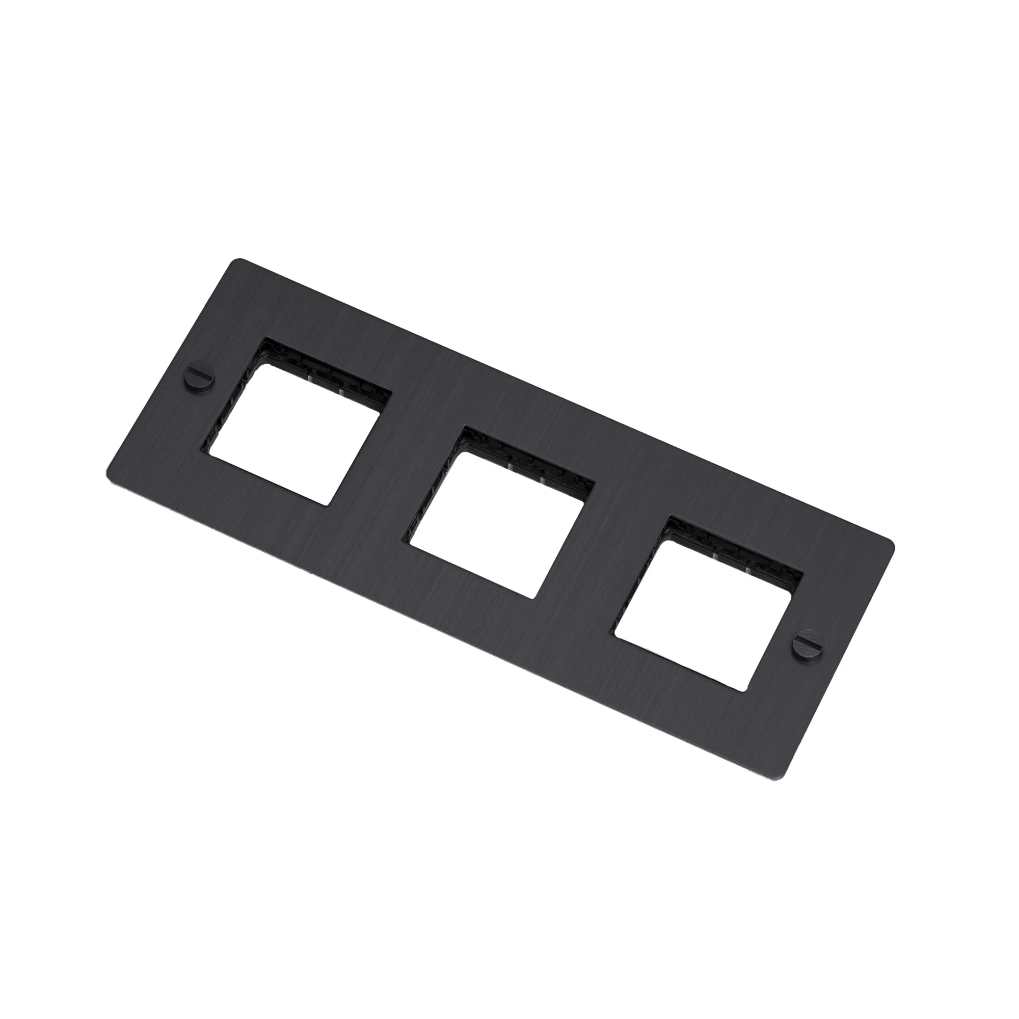 3G Wall Plate Horizontal No Infills - 1