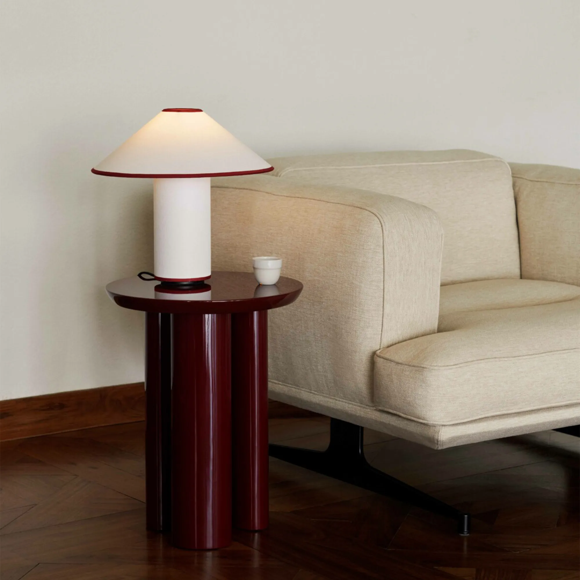Inland AV21 1-seater sofa polished aluminium legs - 4