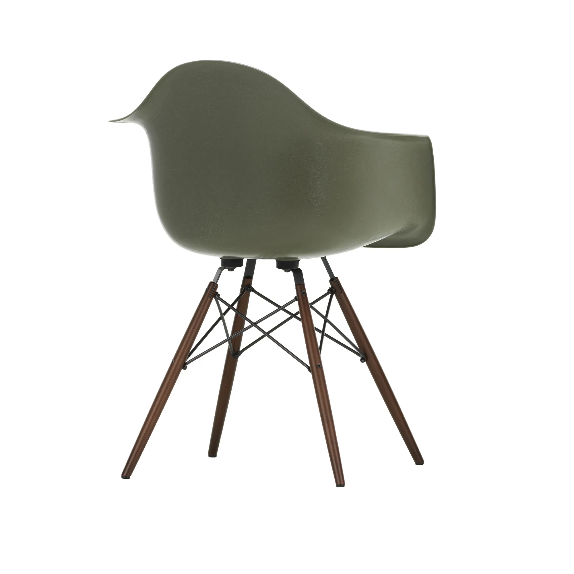 Eames Fiberglass Armchair DAW stoel - 3