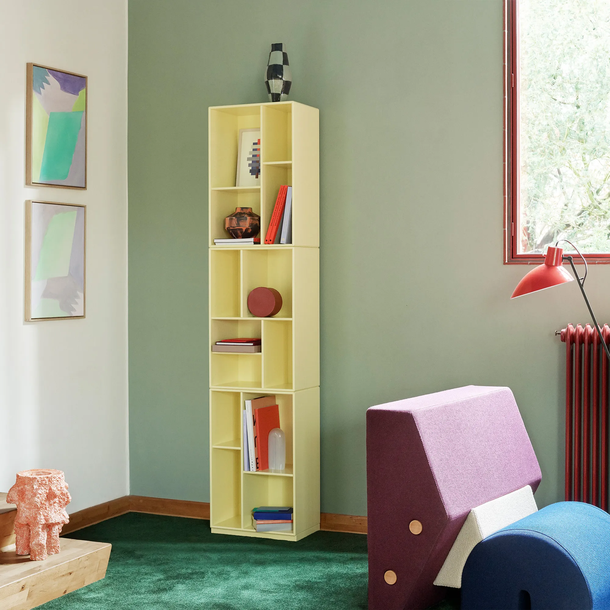 Montana Selection Loom Slim kirjahyllyn jalusta 3 cm - 2