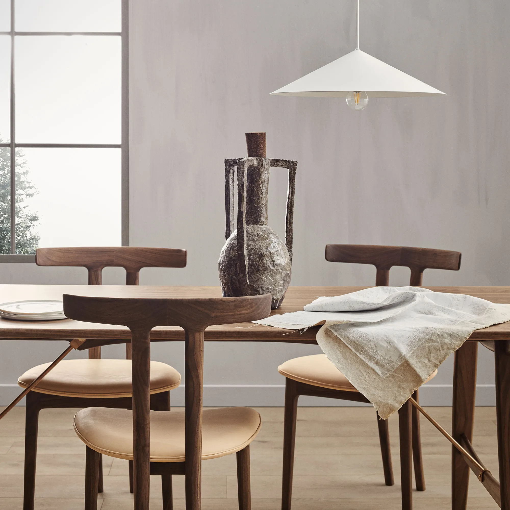 OW58 T-Chair eetkamerstoel eiken - 5
