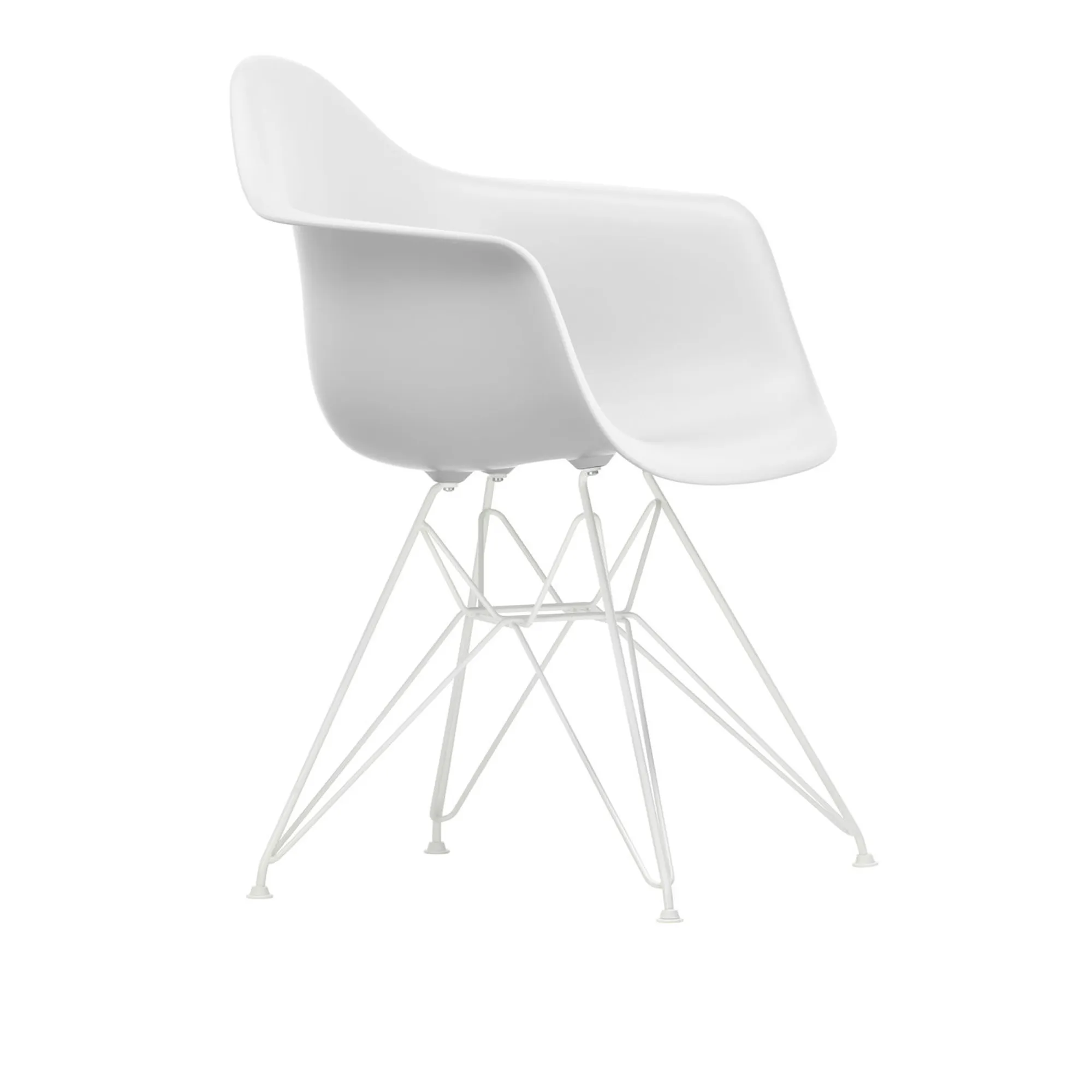 Eames RE Plastic Armchair DAR eetkamerstoel White - 1