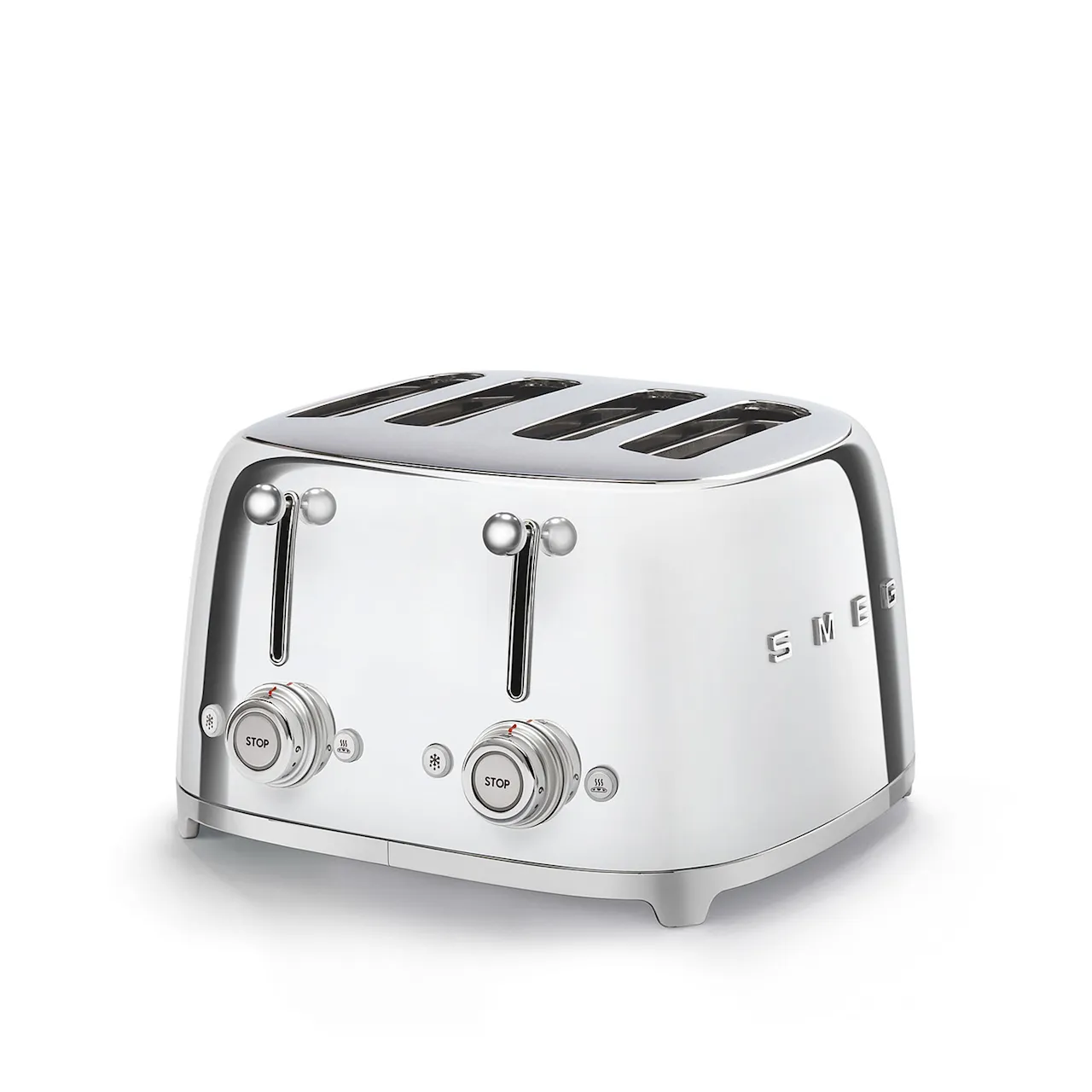 Smeg 4 Slot Toaster Chrome